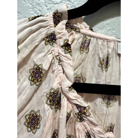 Women's Ann Taylor Loft Button up Scoop Neck Blouse - Picture 4 of 9